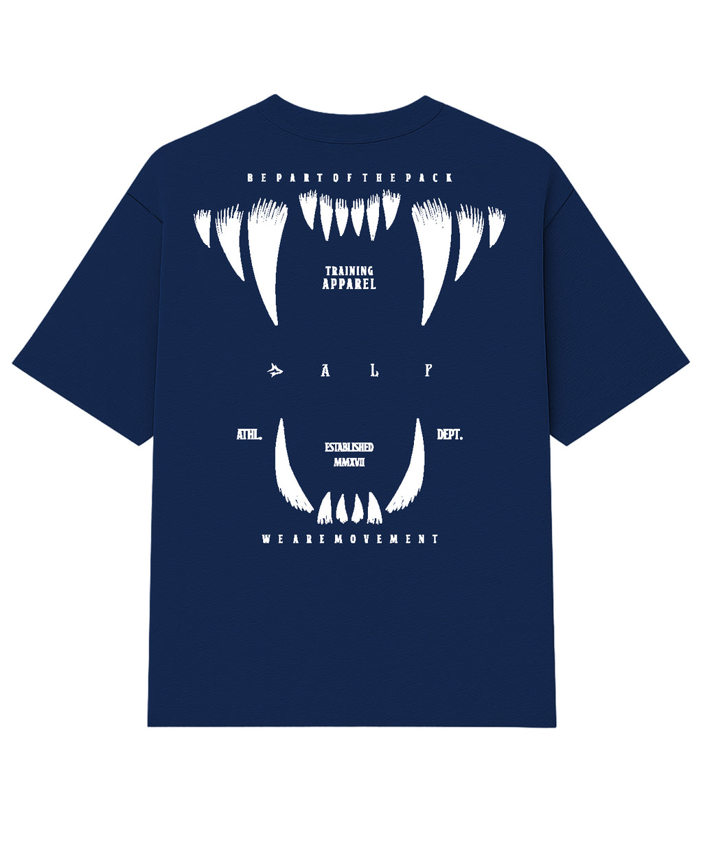 Camiseta Oversized Rage Azul Marinho