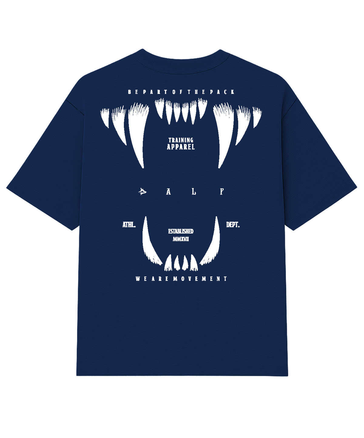Camiseta Oversized Rage Azul Marinho