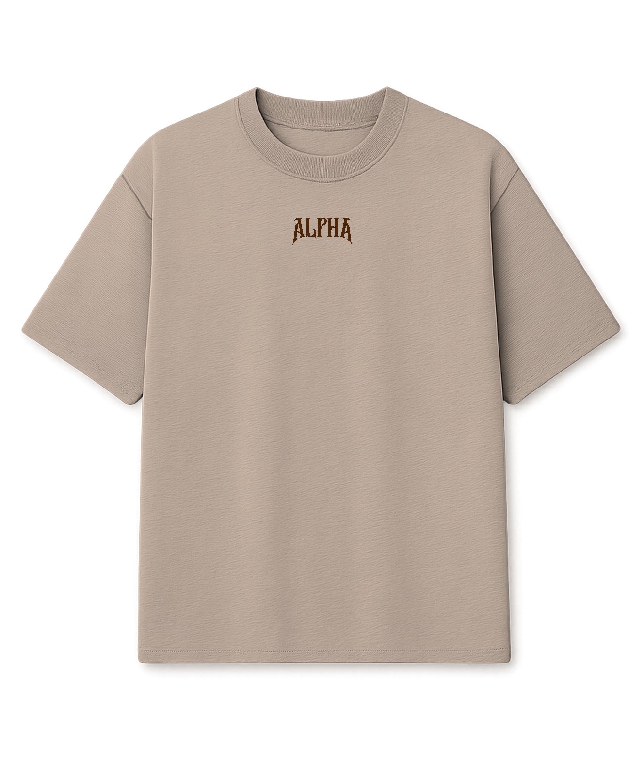 Camiseta Oversized Rage Bege Duna