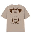 Camiseta Oversized Rage Bege Duna