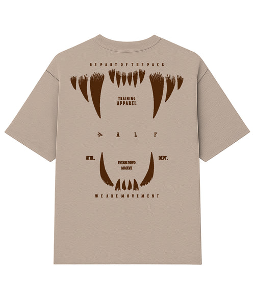 Camiseta Oversized Rage Bege Duna
