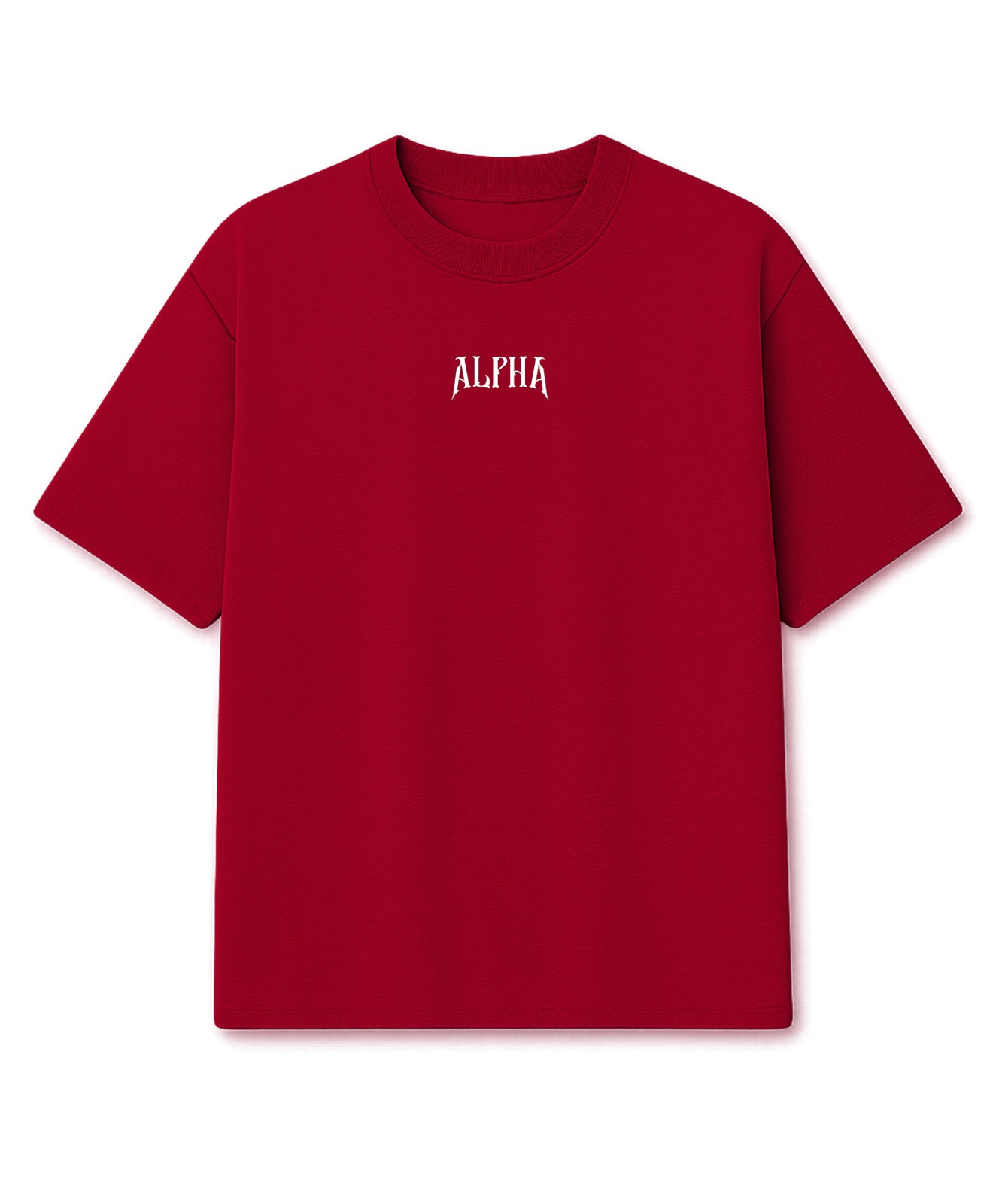 Camiseta Oversized Rage Carmim