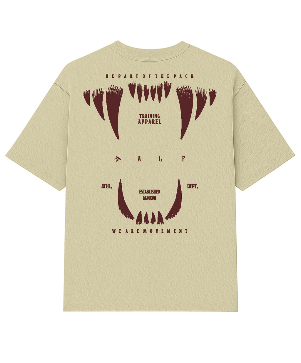 Camiseta Oversized Rage Off white
