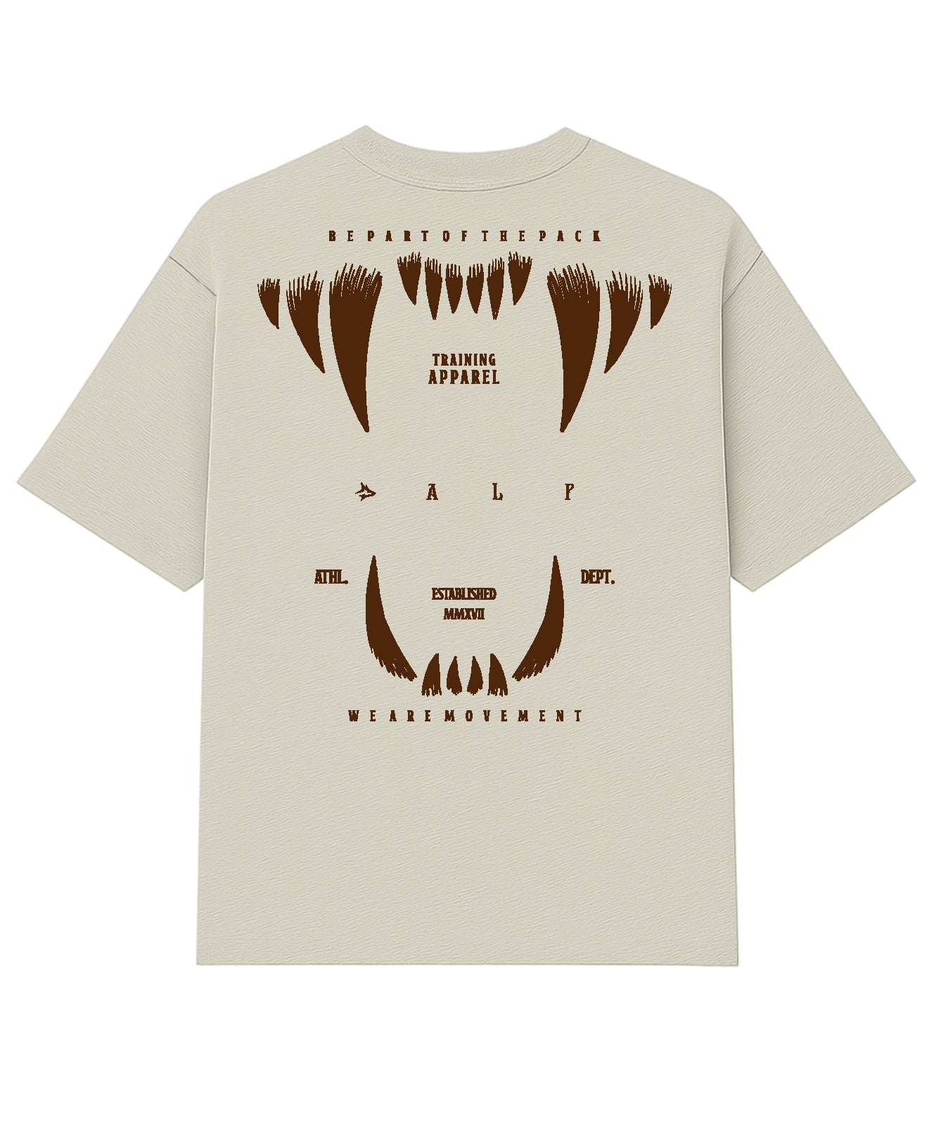 Camiseta Oversized Rage Off white