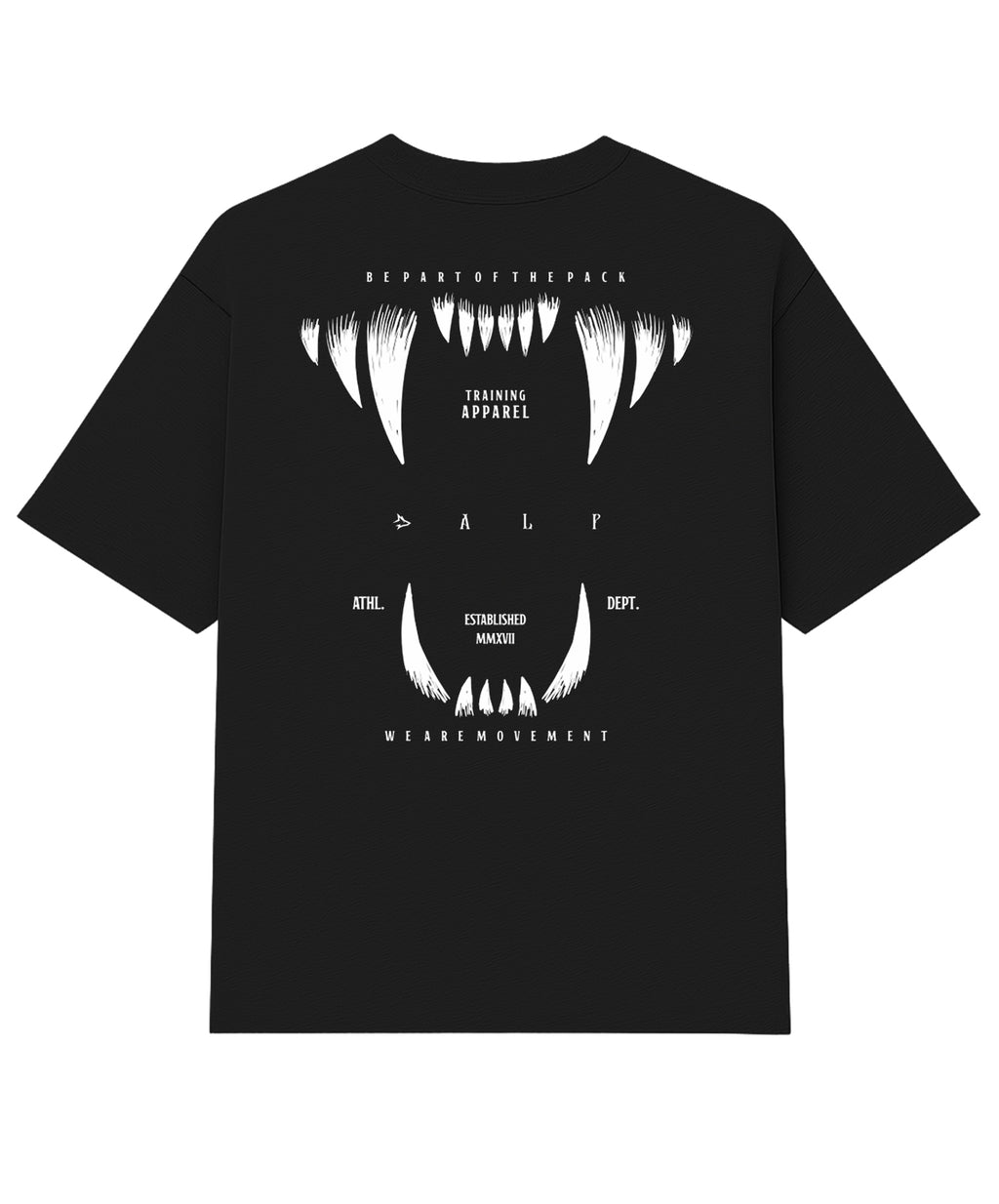 Camiseta Oversized Rage Preto