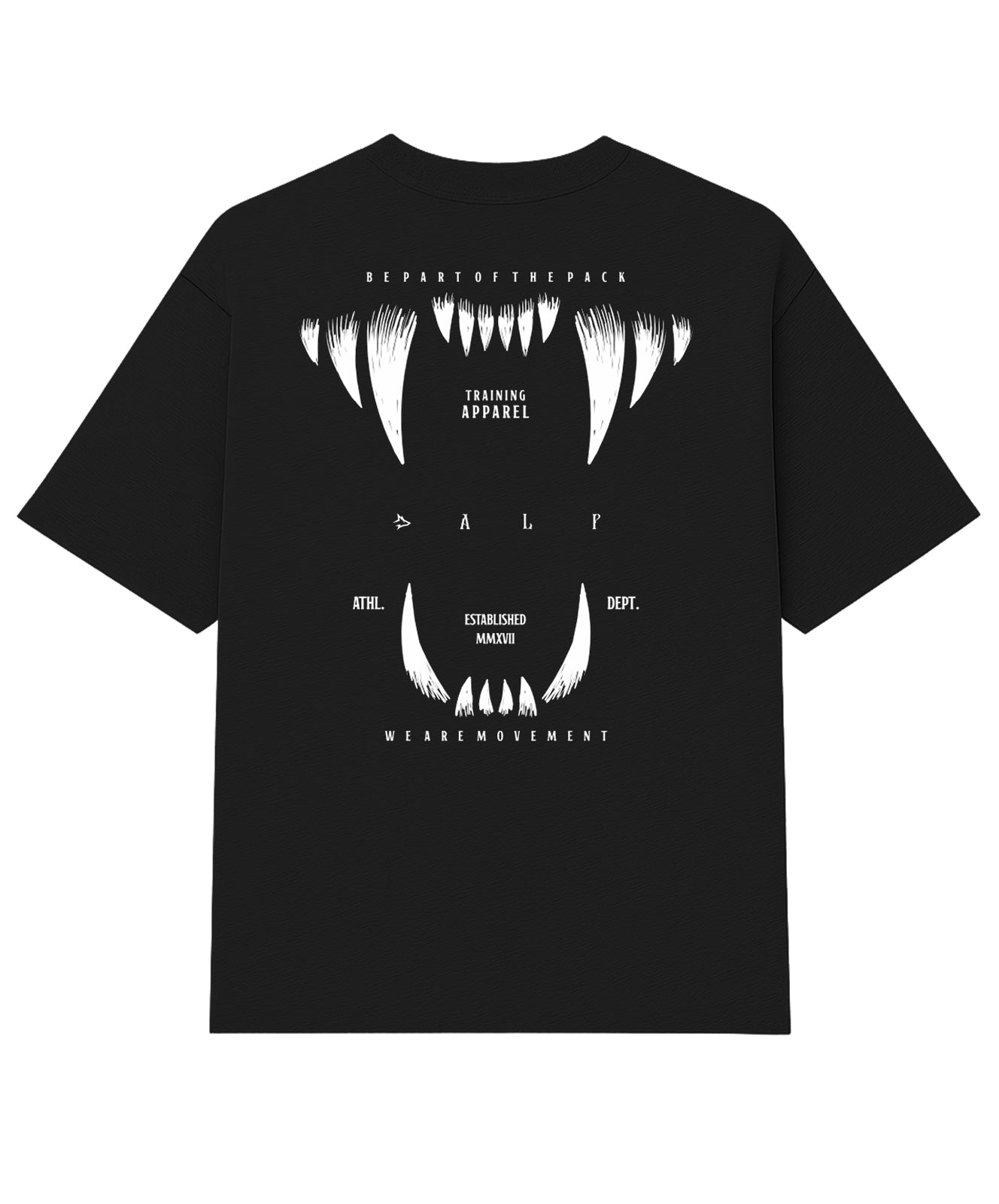 Camiseta Oversized Rage Preto