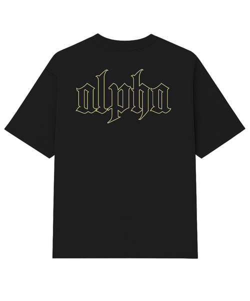 Camiseta Oversized Reign Preto