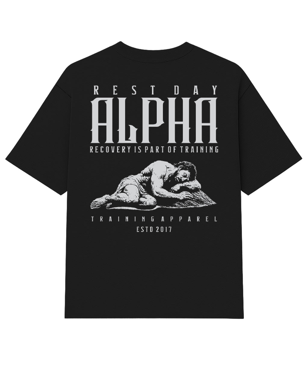 Camiseta Oversized Rest Day Preto
