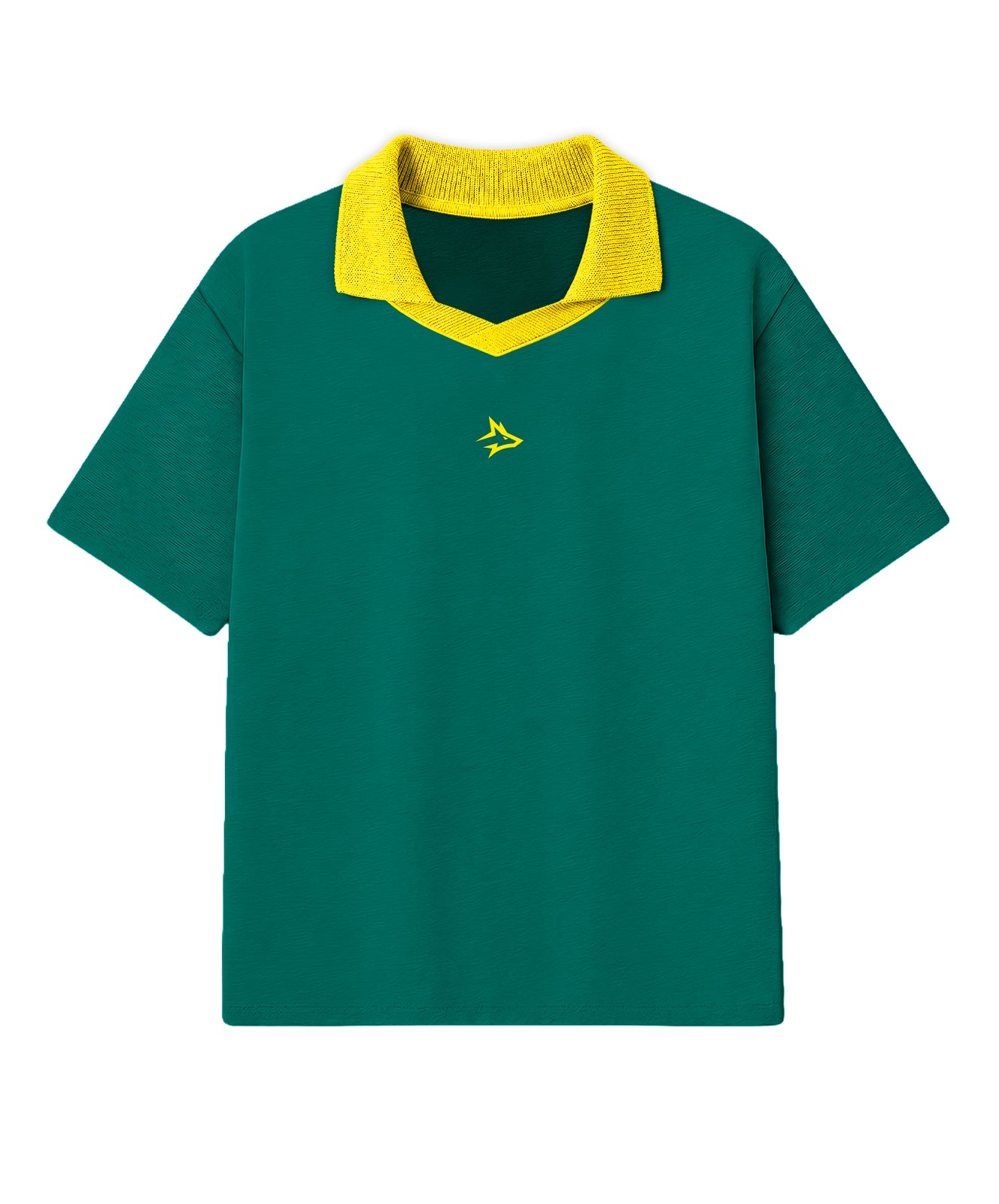 Camiseta Oversized Retrô Lupus Verde Bandeira