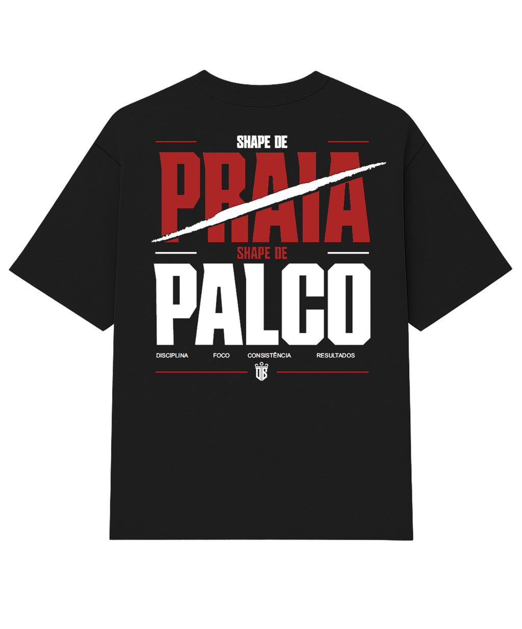 Camiseta Oversized Shape Preto