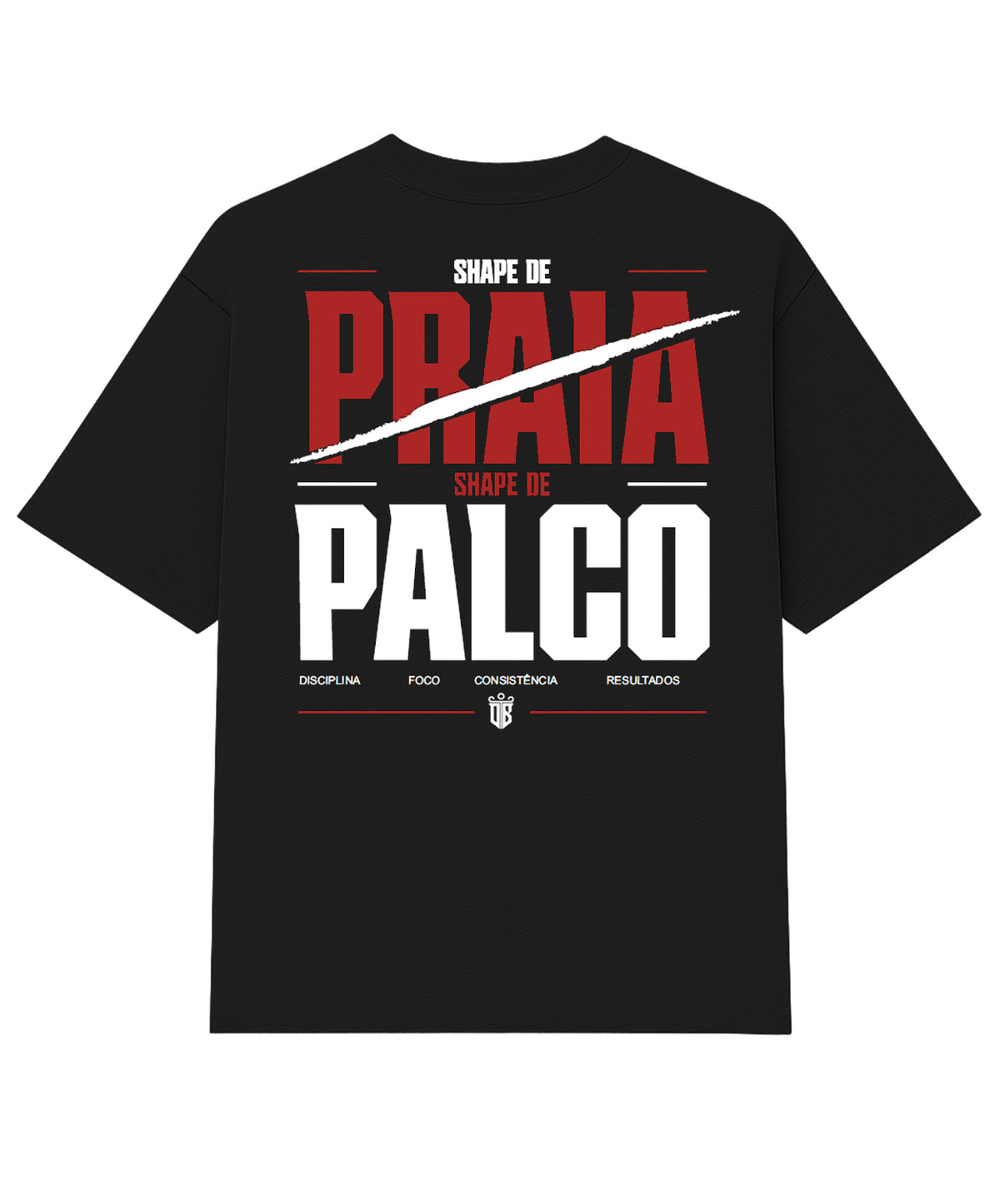Camiseta Oversized Shape Preto