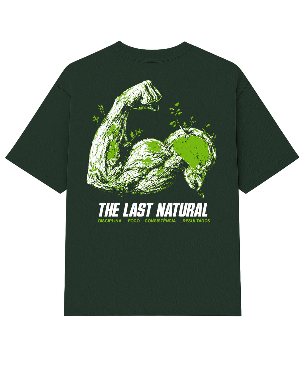 Camiseta Oversized The Last Verde Musgo
