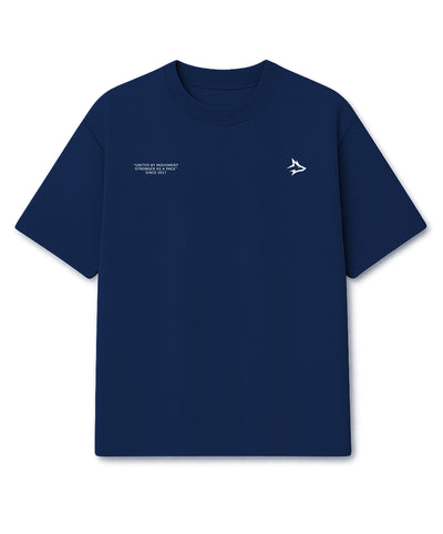 Camiseta Oversized United Azul Marinho