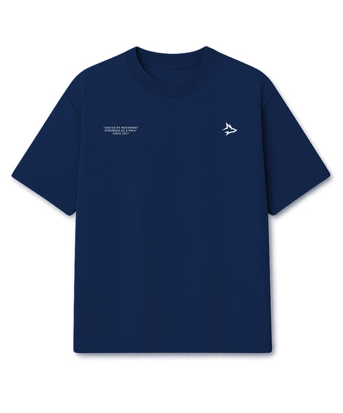 Camiseta Oversized United Azul Marinho