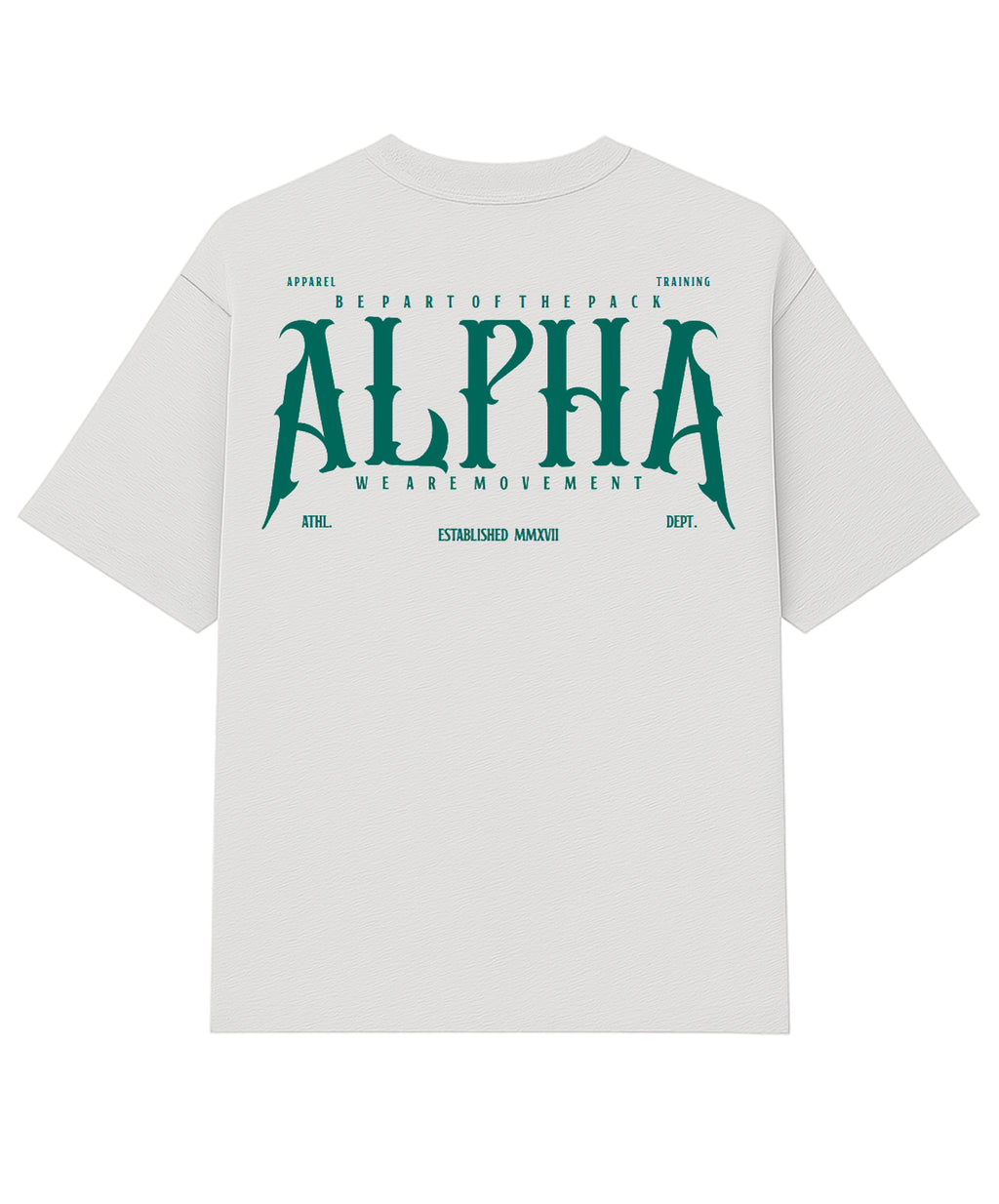 Camiseta Oversized Wild Wolf Branco