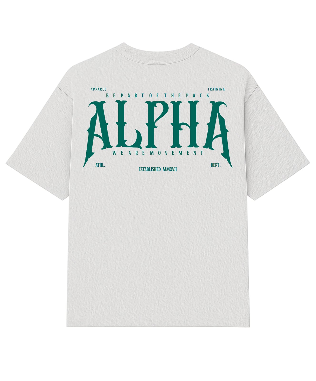 Camiseta Oversized Wild Wolf Branco