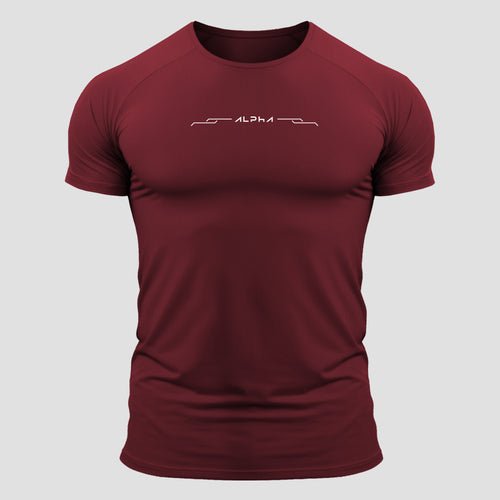 Camiseta Poliamida Fluid Pulse Carmesim