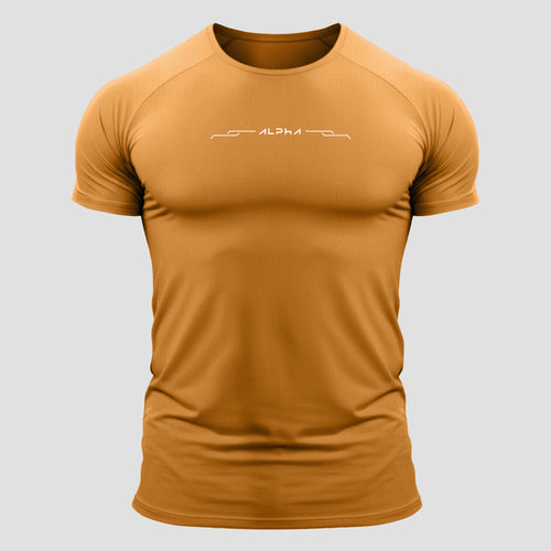 Camiseta Poliamida Fluid Pulse Laranja