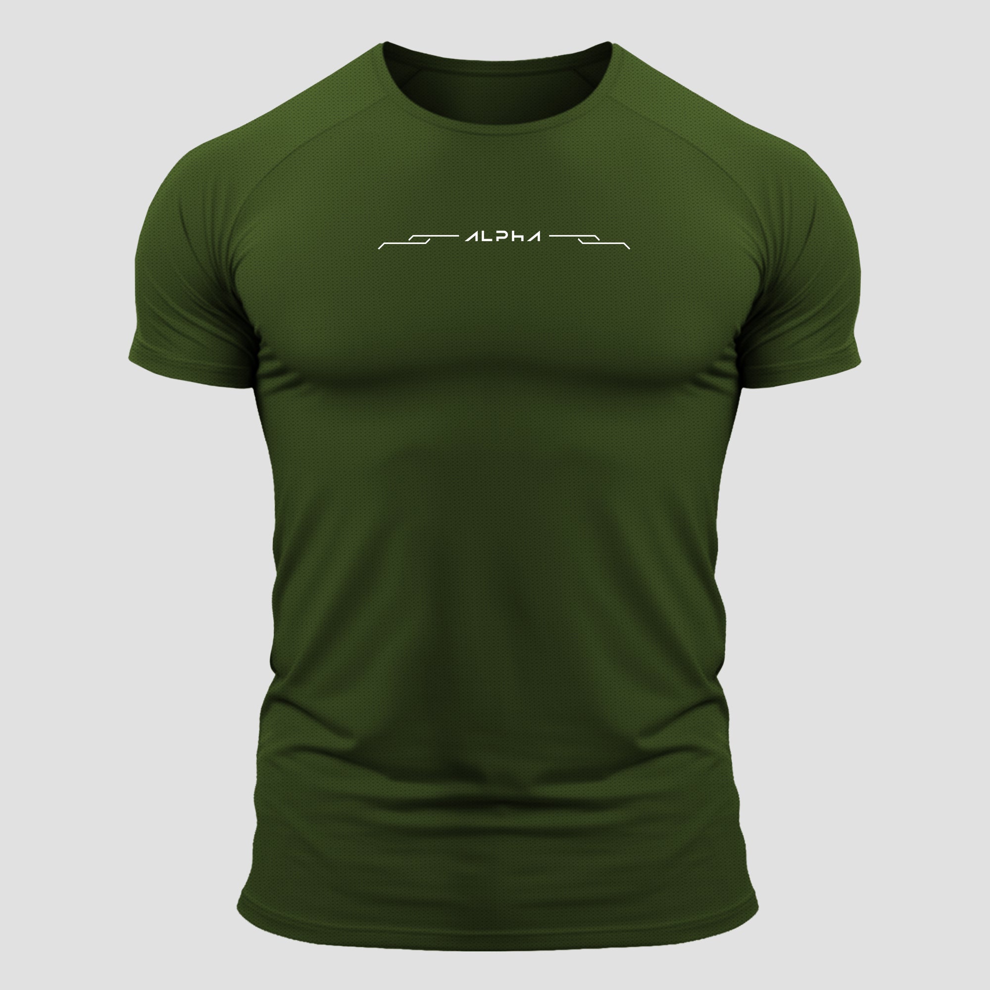 Camiseta Poliamida Fluid Pulse Verde Militar