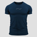 Camiseta Poliamida Line Pulse Azul Profundo