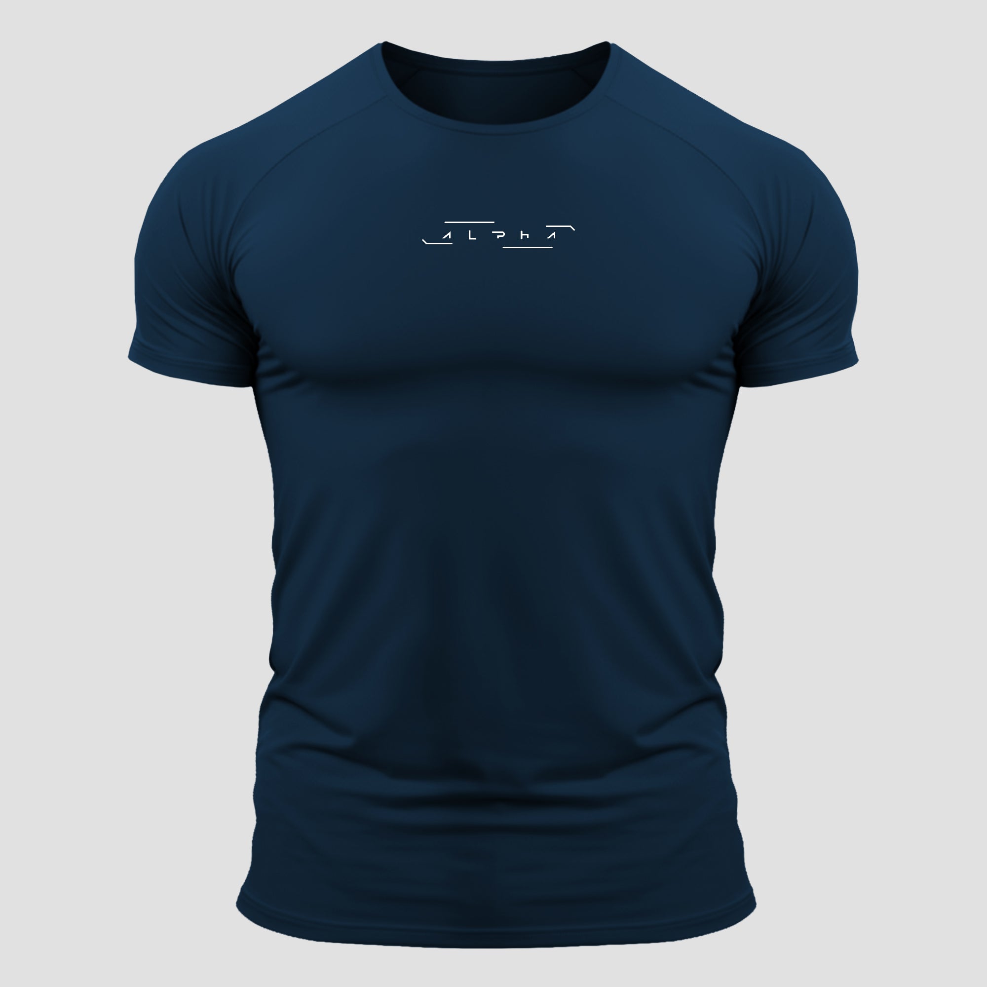 Camiseta Poliamida Line Pulse Azul Profundo