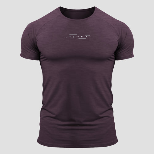 Camiseta Poliamida Line Pulse Mescla Uva