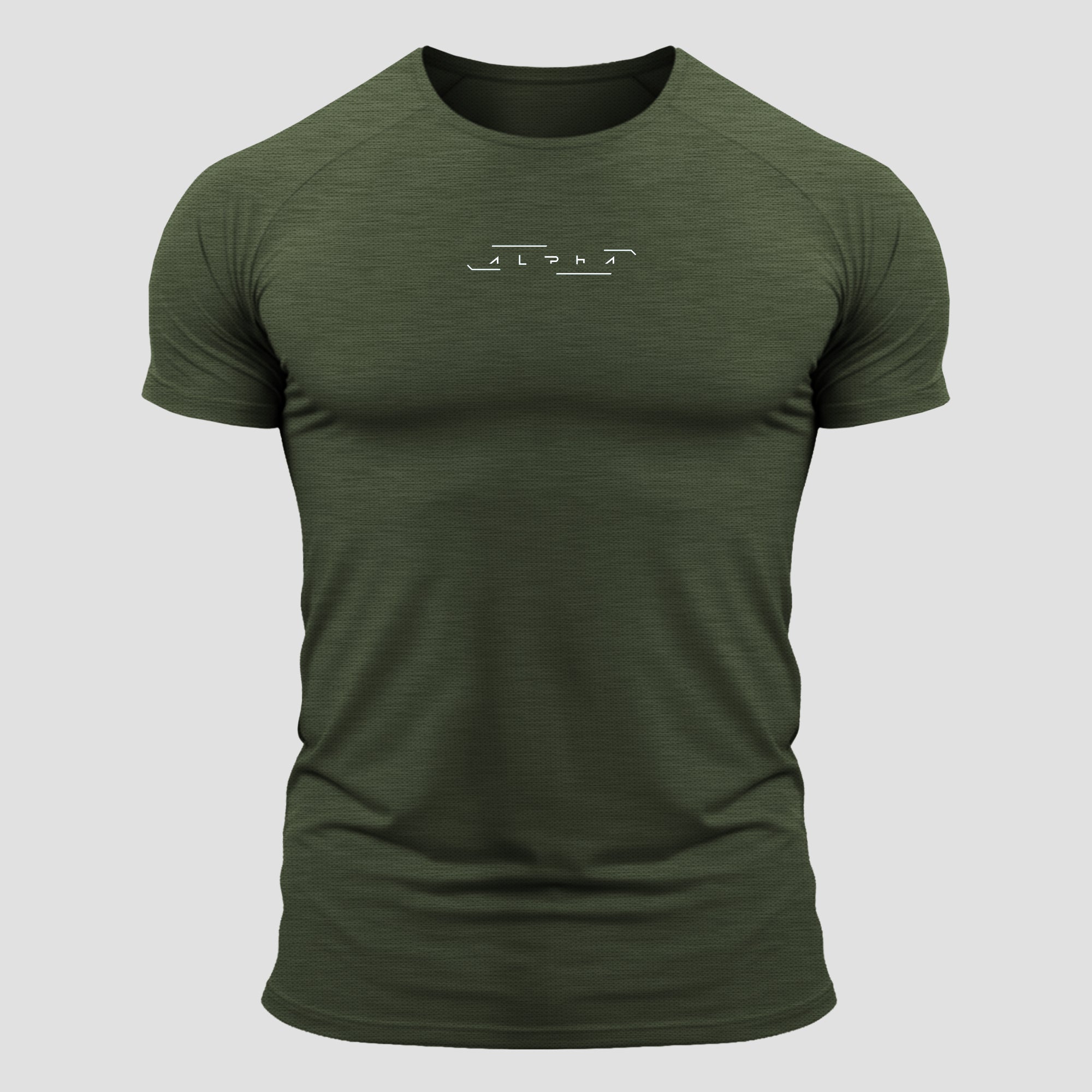 Camiseta Poliamida Line Pulse Verde Exercito