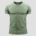 Camiseta Poliamida Line Pulse Verde Sálvia