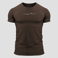 Camiseta Poliamida Tenacity Pulse Marrom Avelã