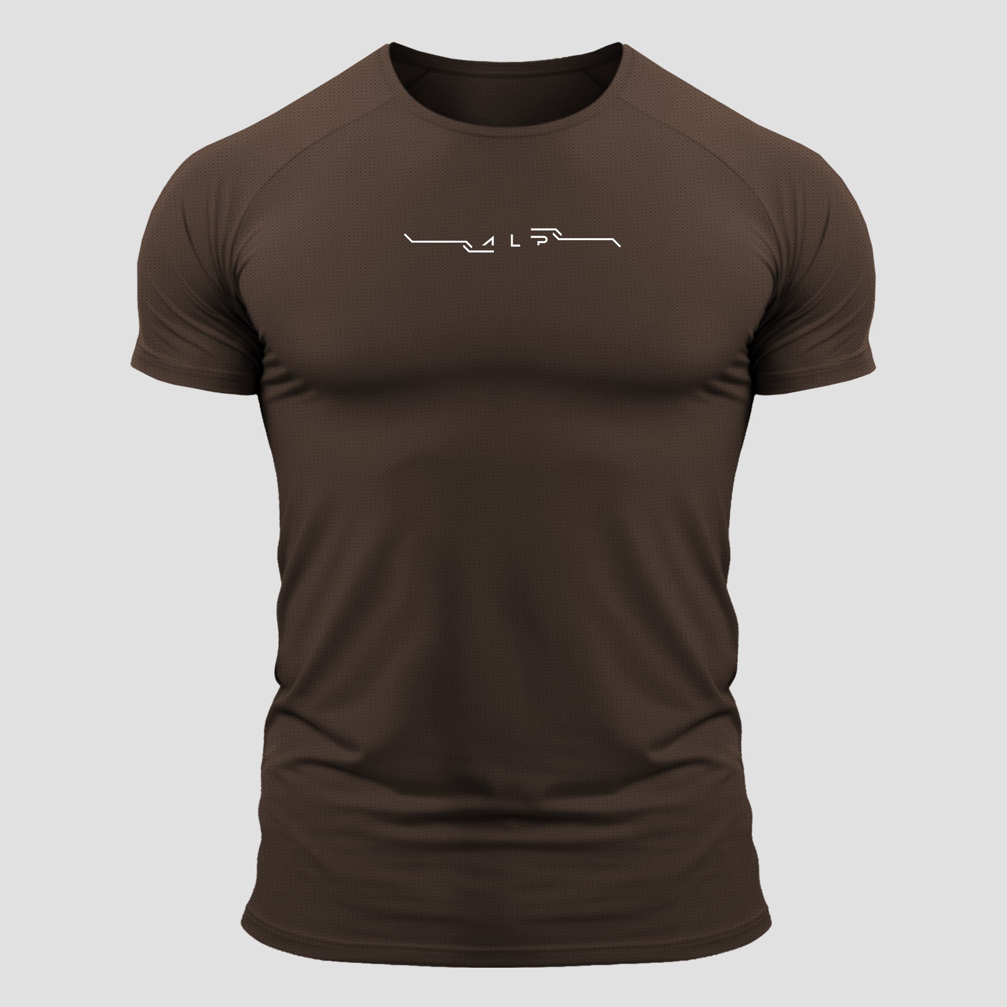 Camiseta Poliamida Tenacity Pulse Marrom Avelã