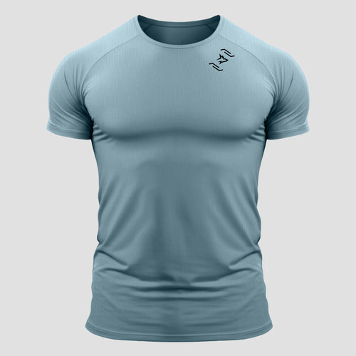 Camiseta Poliamida Wave Lupus Azul Celeste