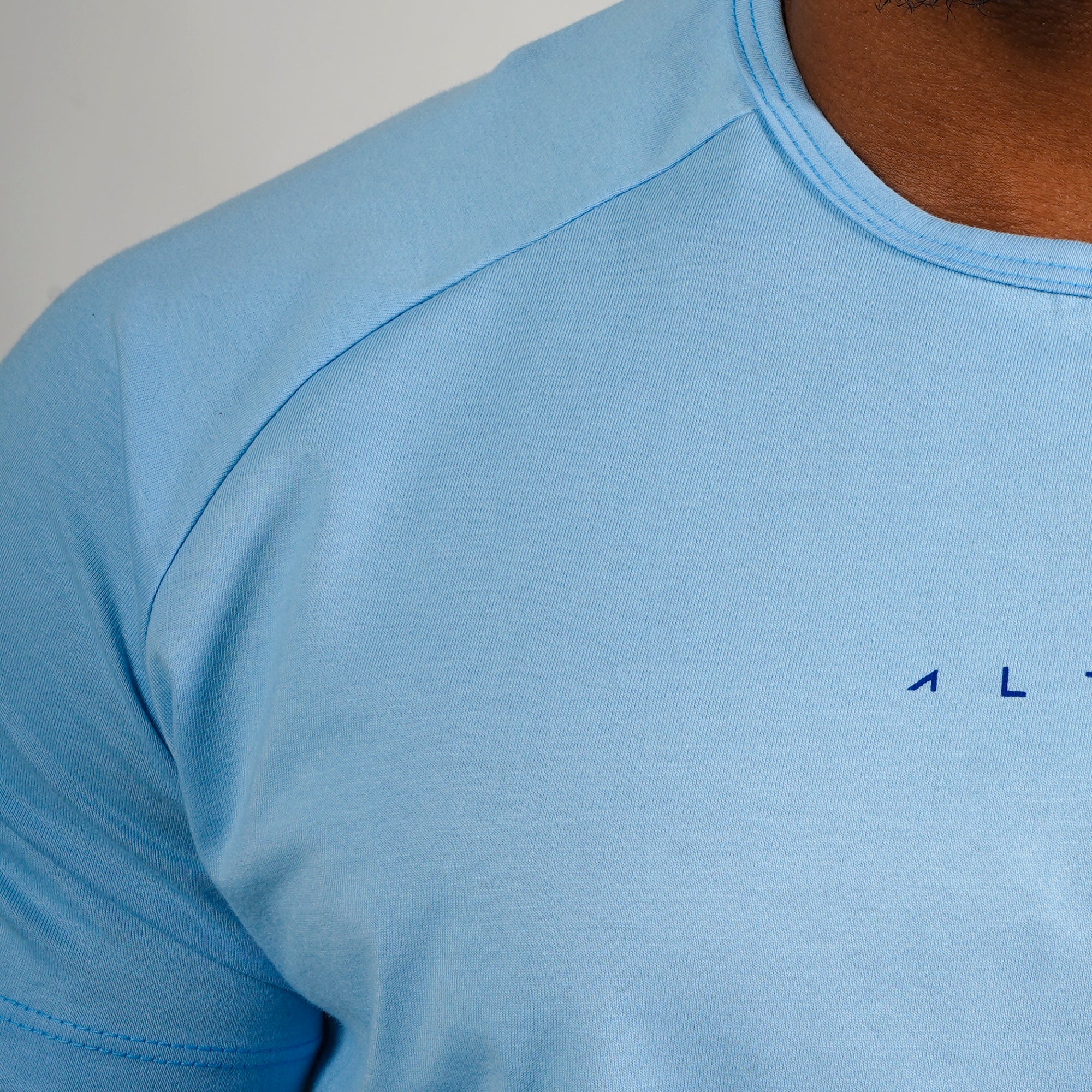 Camiseta Algodão New Horizon Azul Celeste