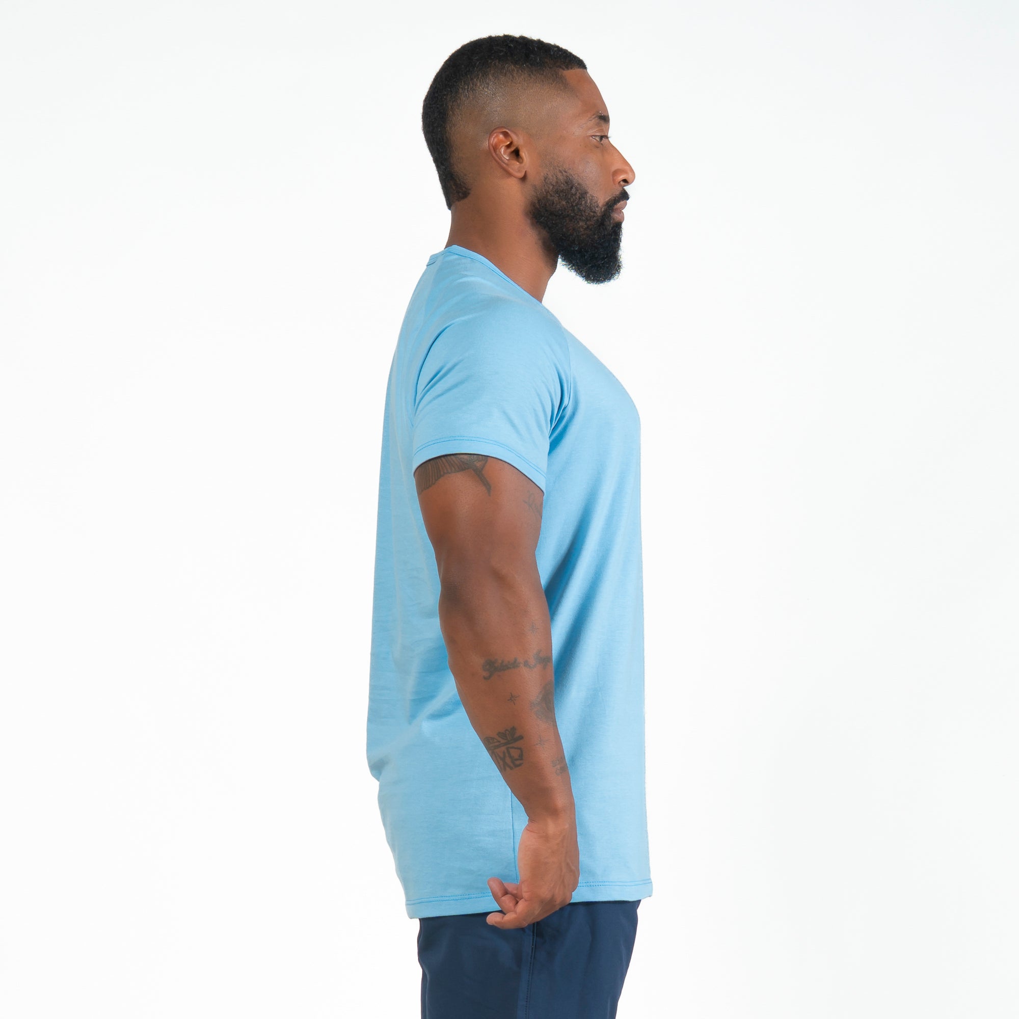 Camiseta Algodão New Horizon Azul Celeste