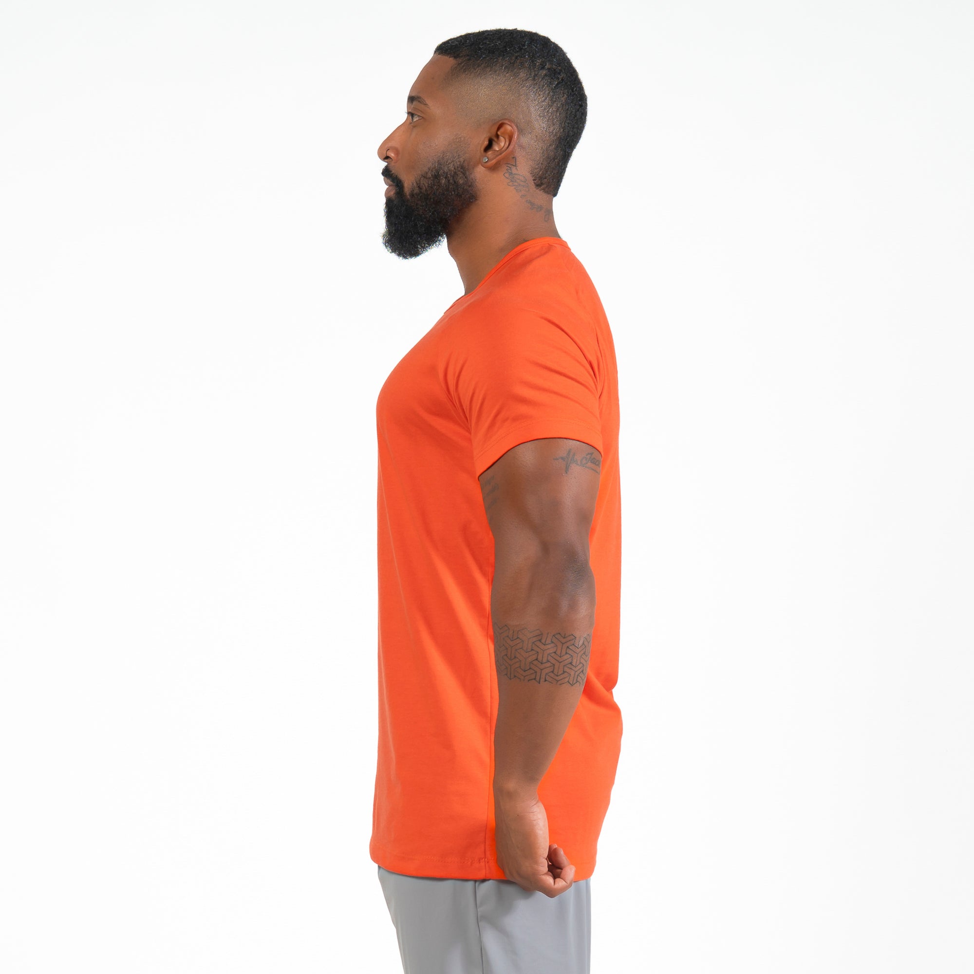 Camiseta Algodão New Horizon Laranja