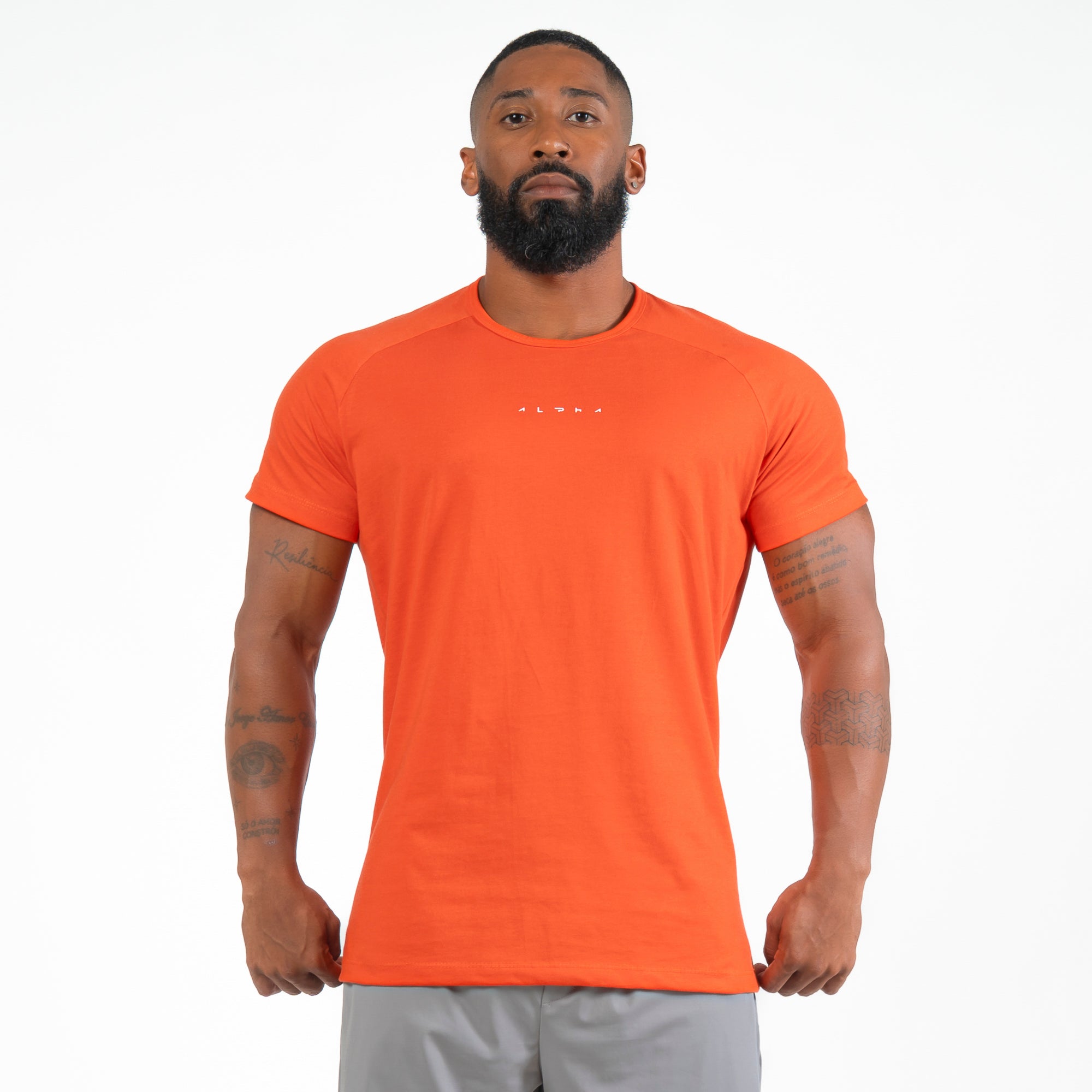 Camiseta Algodão New Horizon Laranja