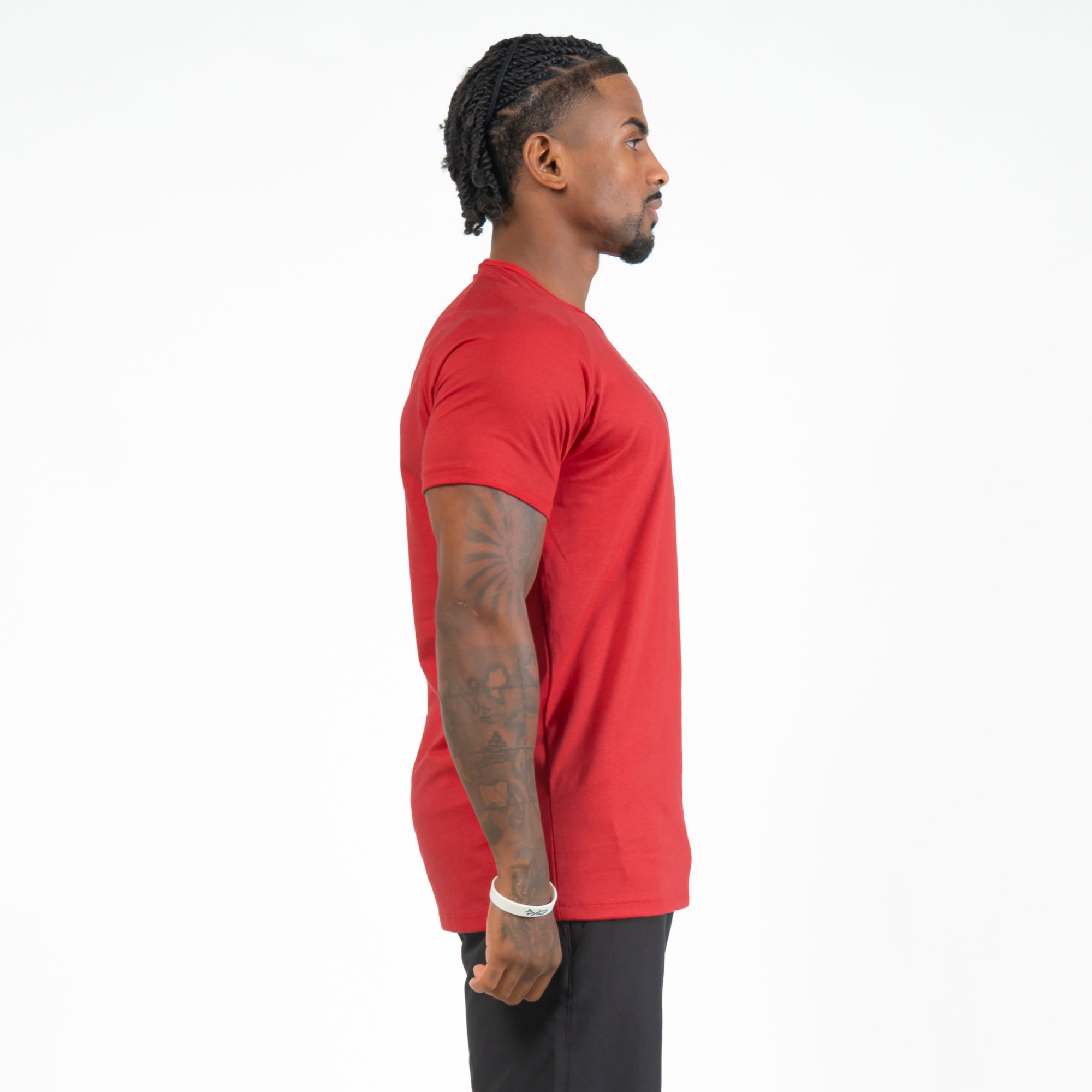 Camiseta Algodão New Horizon Vermelho Carmim