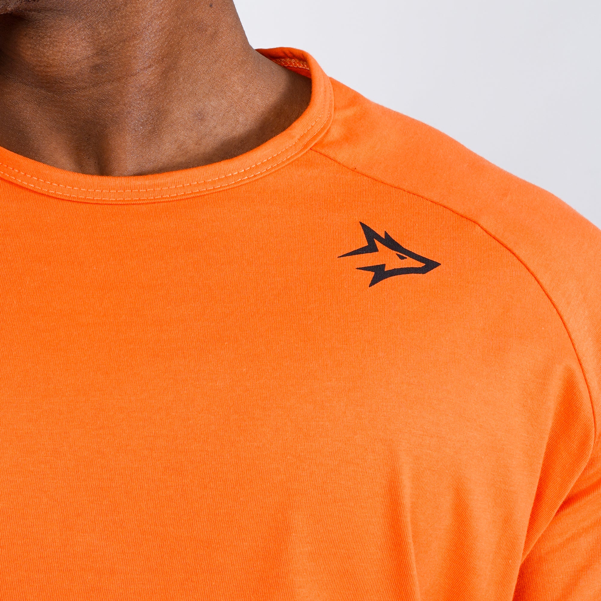 Camiseta Algodão New Lupus Laranja Poente