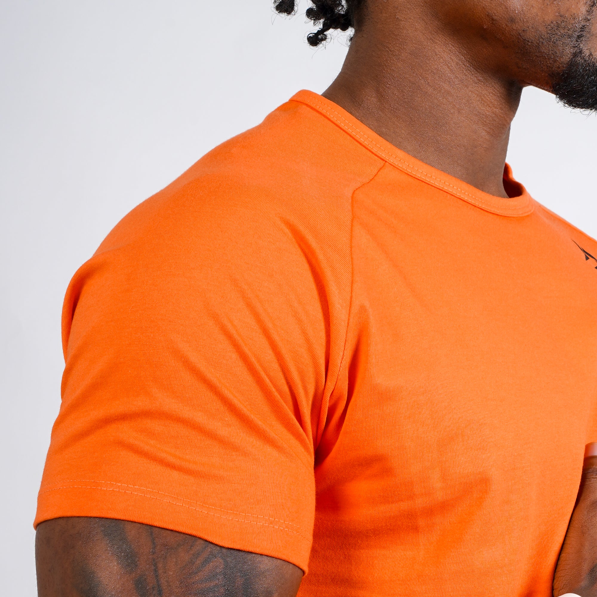 Camiseta Algodão New Lupus Laranja Poente