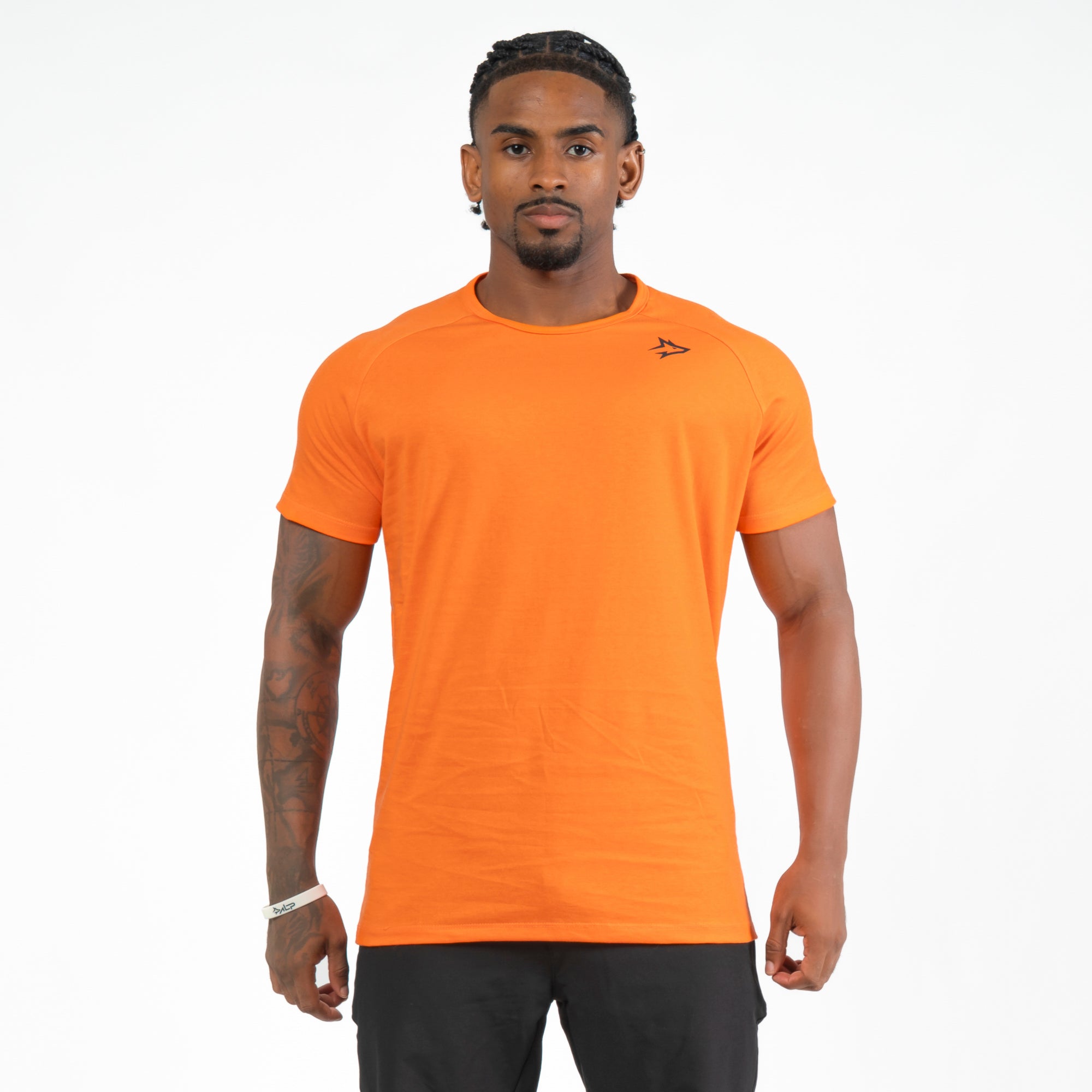 Camiseta Algodão New Lupus Laranja Poente