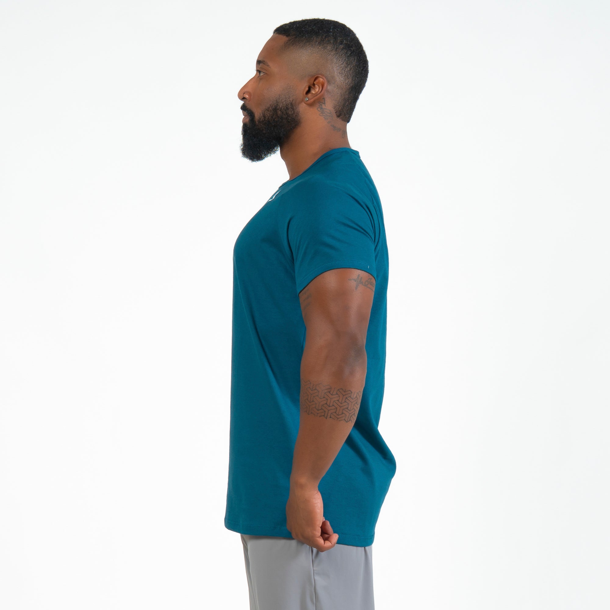 Camiseta Algodão New Lupus Turquesa Escuro