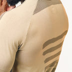 Camiseta Apex Dry Core Caqui - Sem Costura