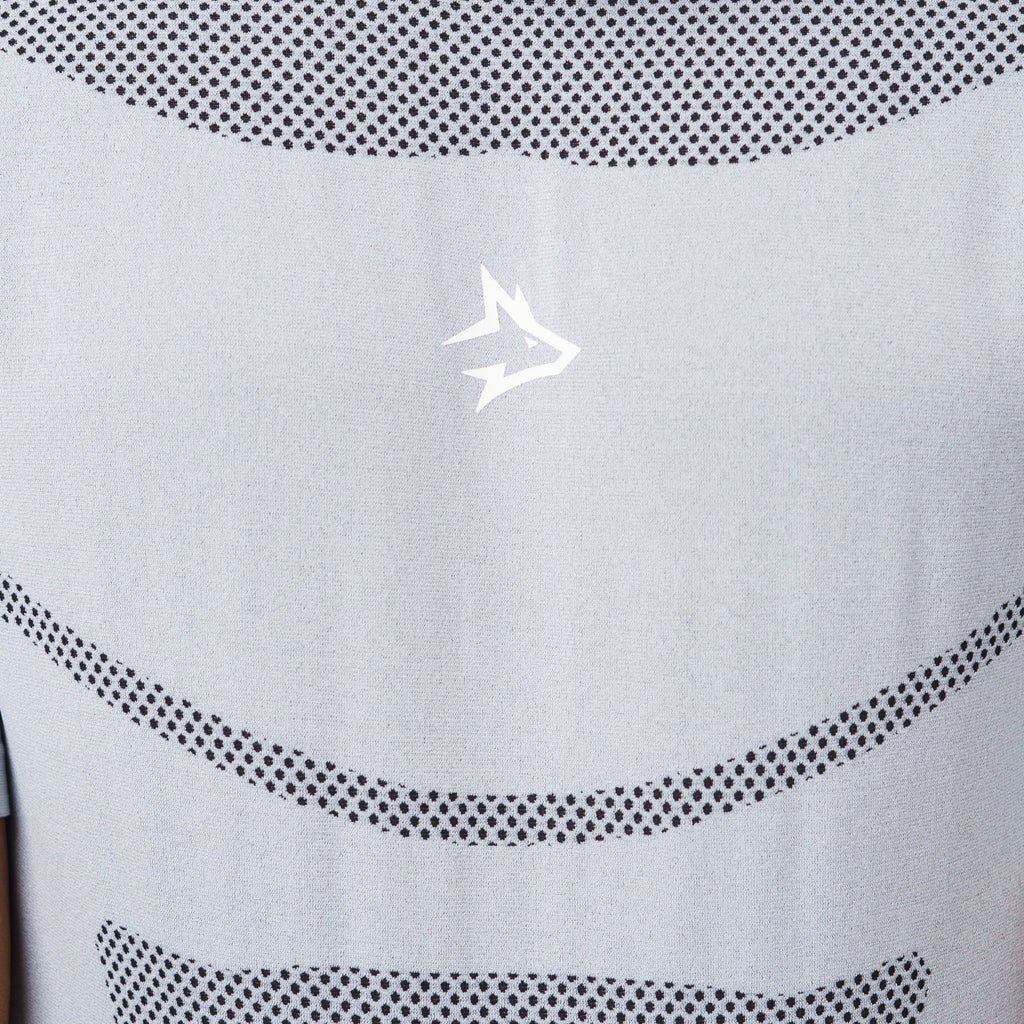Camiseta Apex Dry Core Cinza Gelo - Sem Costura