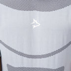 Camiseta Apex Dry Core Cinza Gelo - Sem Costura