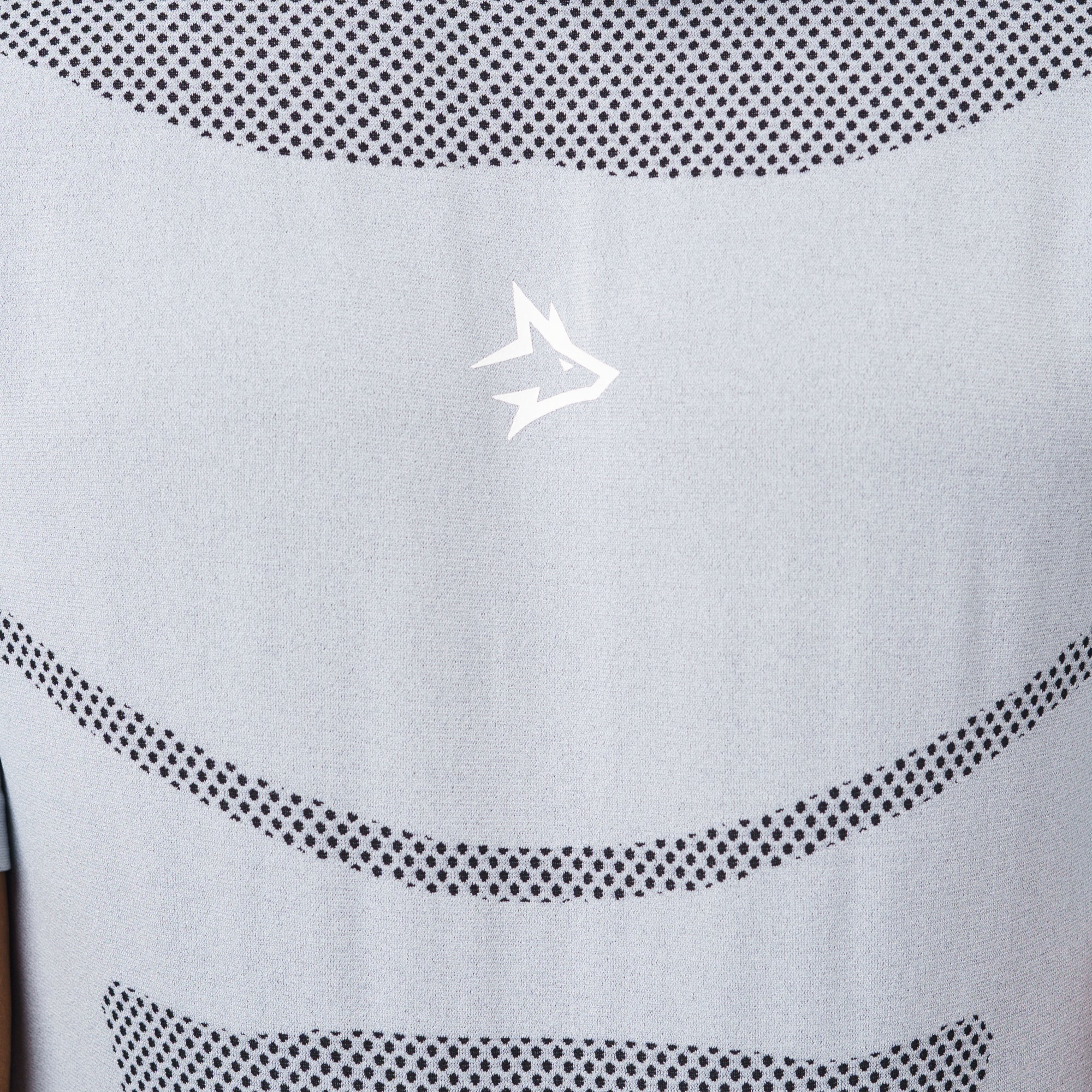 Camiseta Apex Dry Core Cinza Gelo - Sem Costura