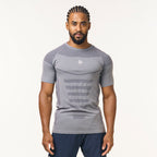 Camiseta Apex Dry Core Cinza - Sem Costura