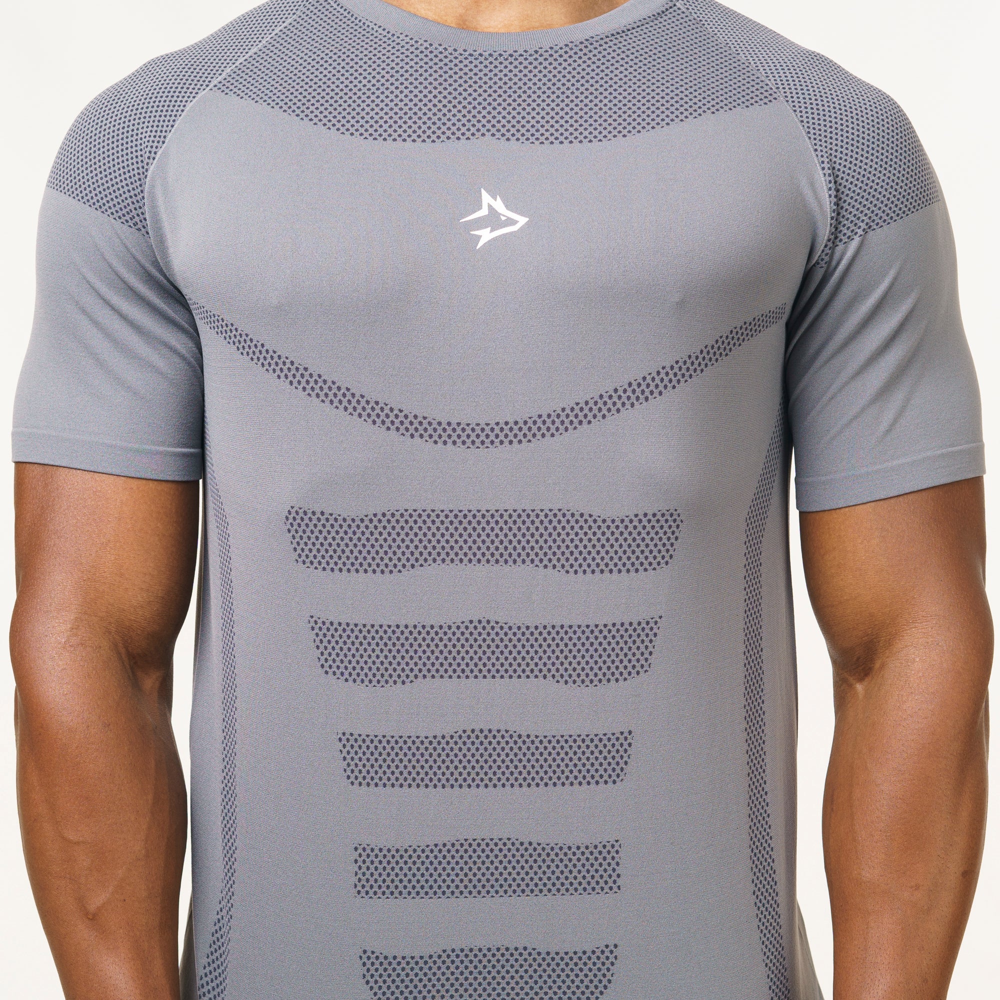Camiseta Apex Dry Core Cinza - Sem Costura