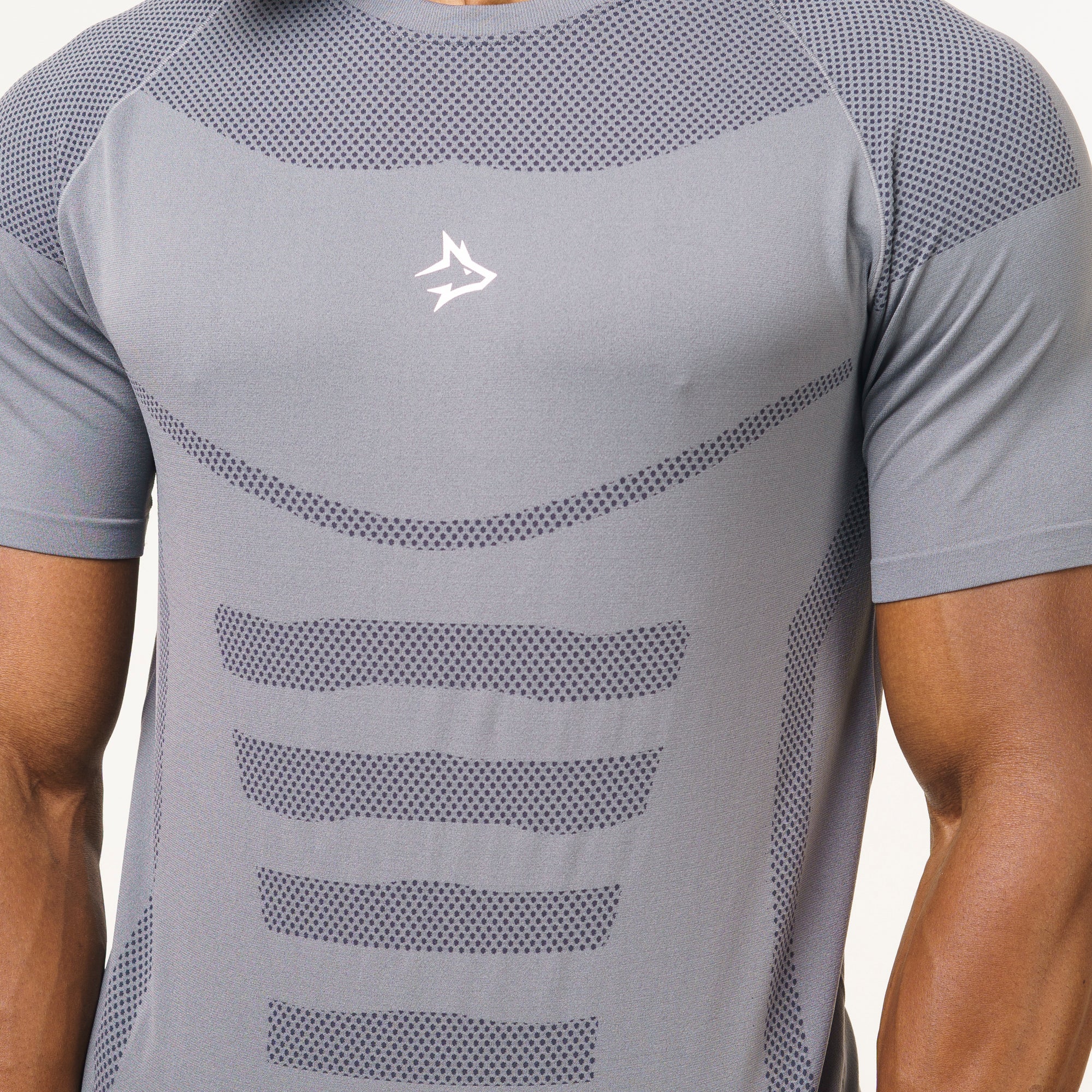 Camiseta Apex Dry Core Cinza - Sem Costura