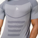 Camiseta Apex Dry Core Cinza - Sem Costura
