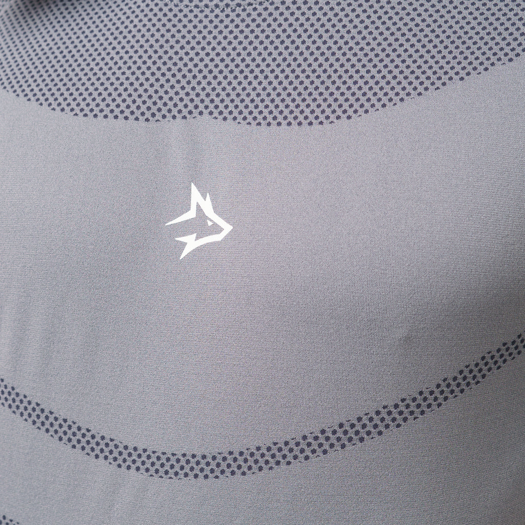 Camiseta Apex Dry Core Cinza - Sem Costura