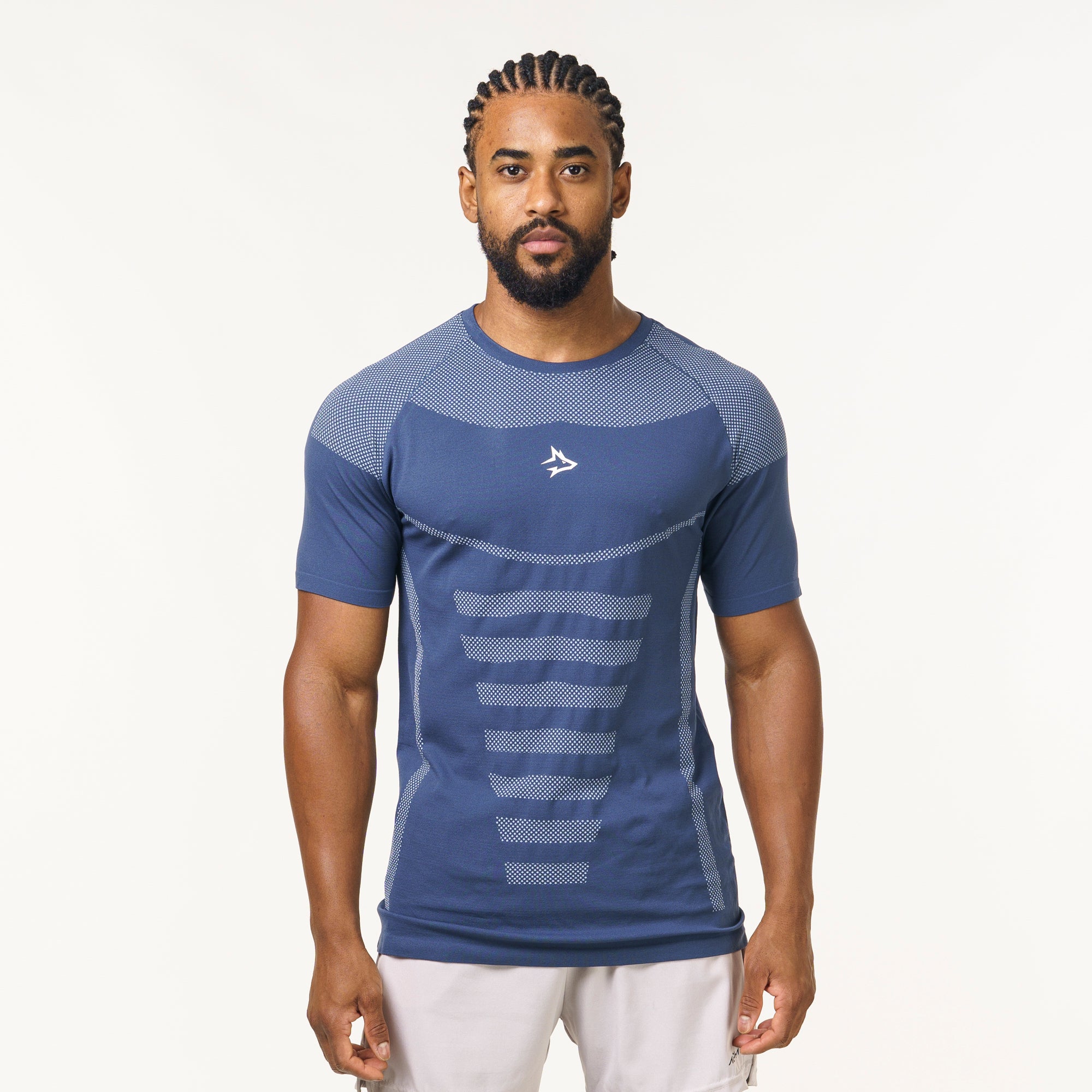 Camiseta Apex Dry Core Marinho - Sem Costura